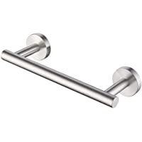 KES Toalleros de Baño sin Taladro Toallero Barra Acero Inoxidable Toallero Pared para Baño y Cocina Acero Cepillado 23CM…